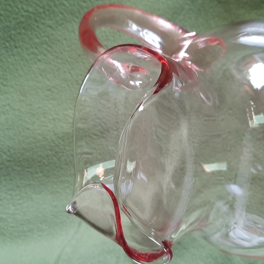 Vintage Depression Glass Light Pink Pitcher - Picture 7 of 7